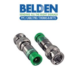 Belden ProSNS FSNS6BNCU BNC Connectors For RG-6 Cable 25 Pack