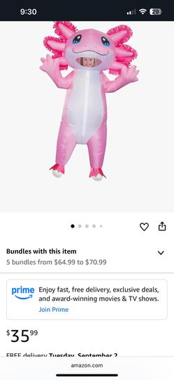 Axolotl Children’s Costume