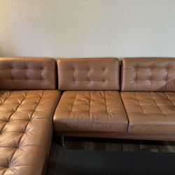 Sectional sofa - $100