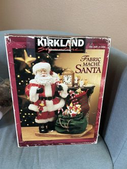 Kirkland Fabric Maché Santa