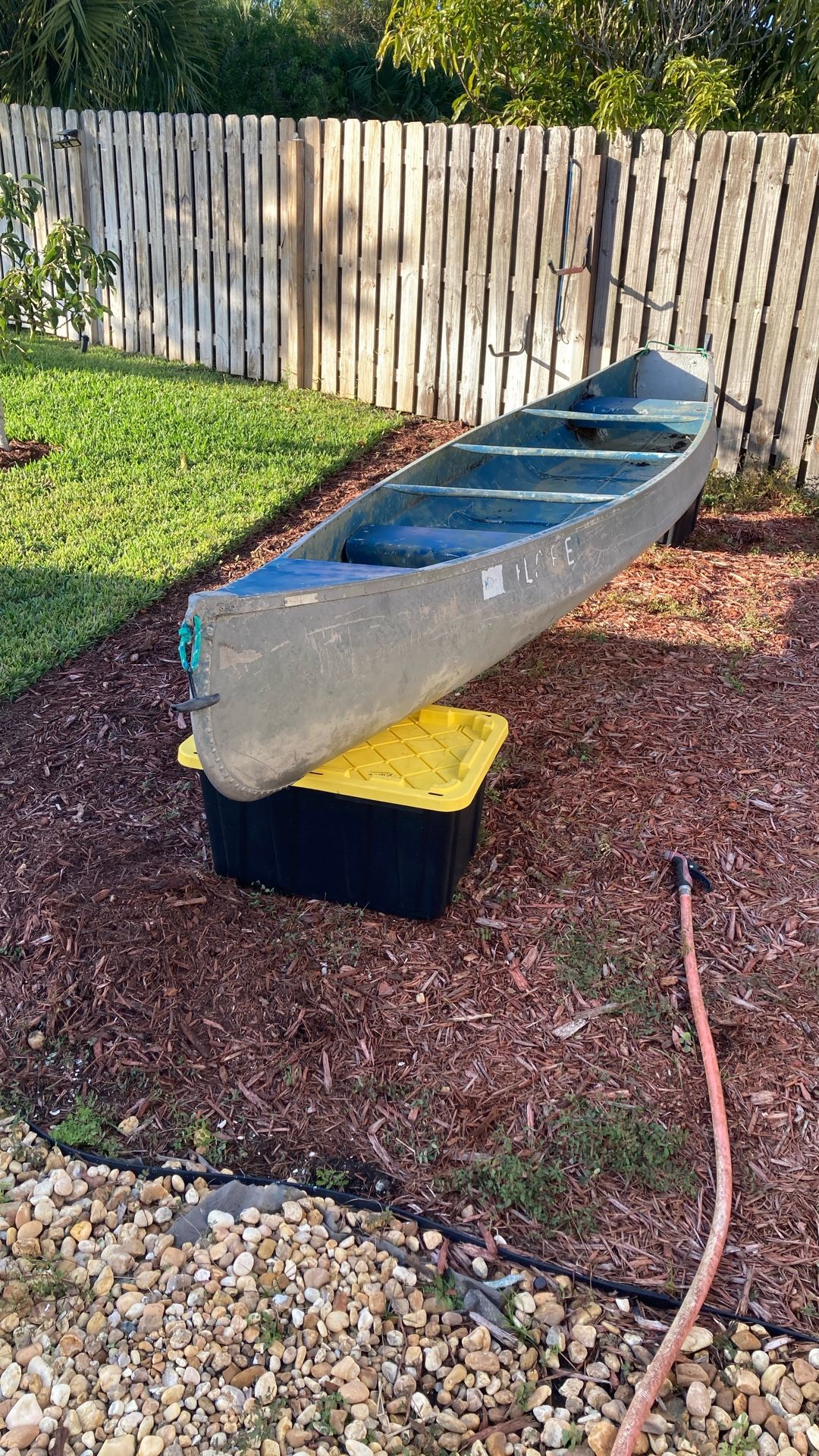Smoker Craft Aluminum Flat Back Canoe