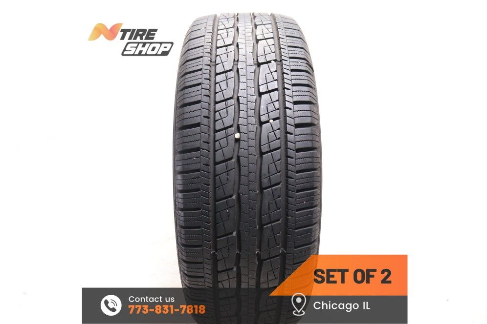 Set of 2 Used  11/32    235/55R19  101H  General  Grabber HTS 60