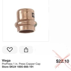 ProPress 1 in. Press Copper Cap