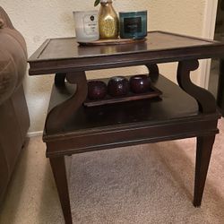 Real Handmade Brown Antique Table More Than 100-year Old