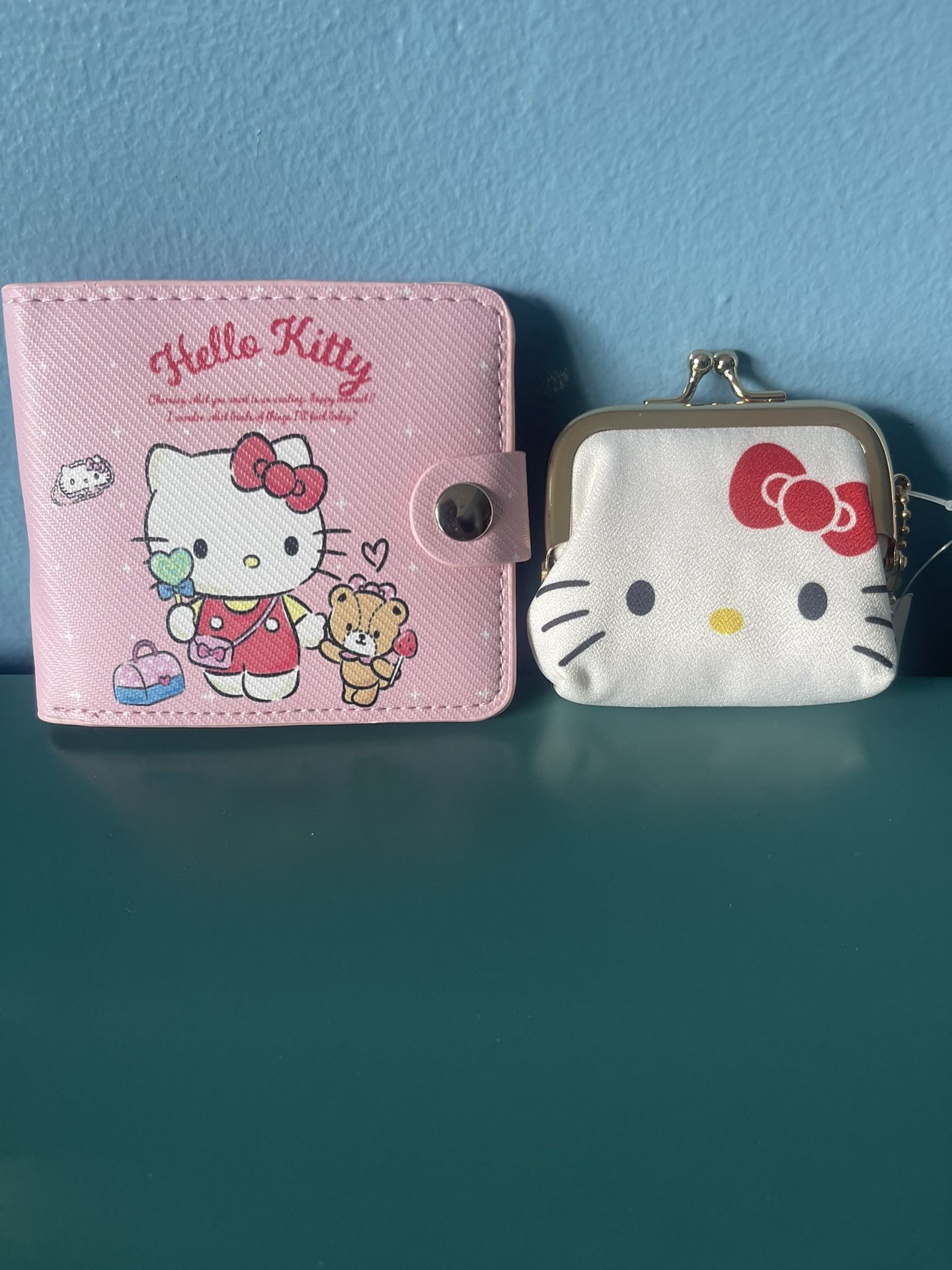 Hello Kitty Wallet And Coin Purse Bundle