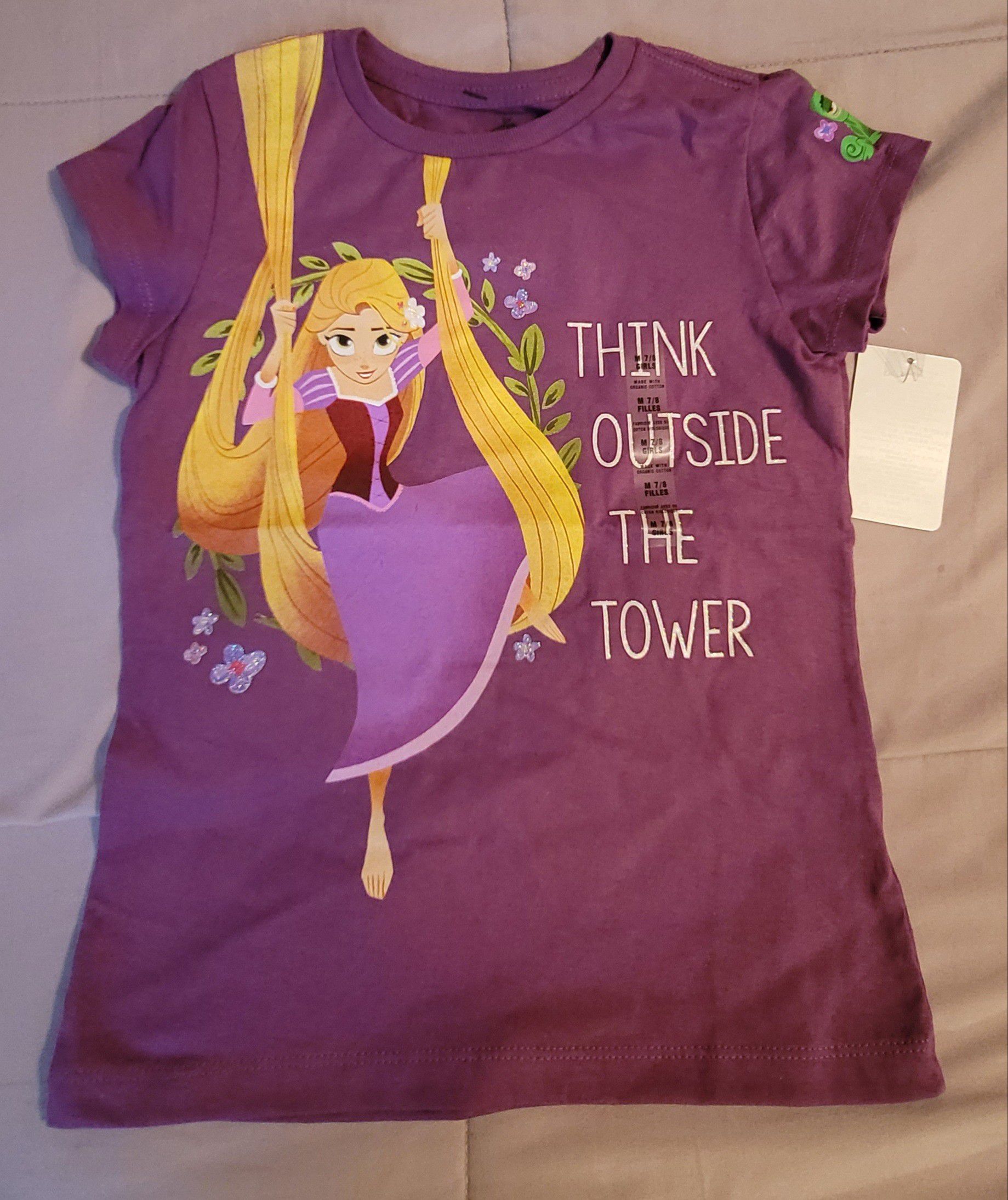 Rapunzel Girls tshirt NWT