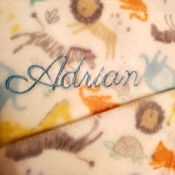 Personalized Baby Blanket Embridered Boy/Girl