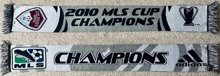 Colorado Rapids 2010 MLS Cup Champions Soccer Scarf