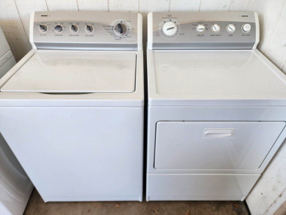 Kenmore Washer And GAS Dryer 