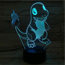 Charmander Anime 3D Desk Lamp