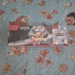 Pokemon Prismatic Evolutions Booster Bundle + Suprise Box