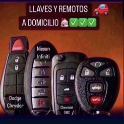 Llaves Y Controles Keys Cut And And programmed 