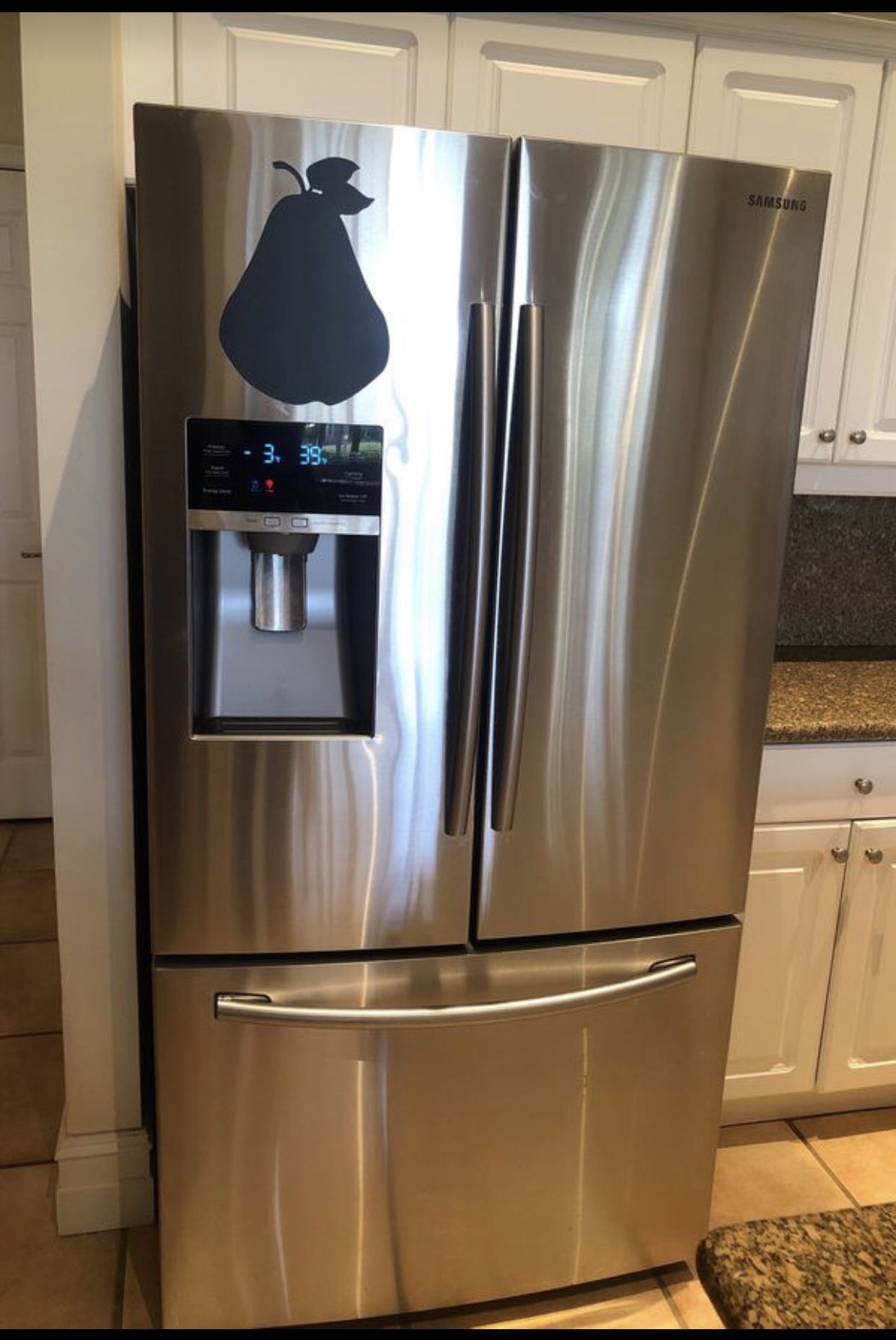 Package Deal Samsung refrigerator, stove, and microwave all together