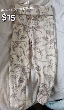 Baby copper pearl jurassic park pants