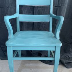 Vintage Sold Wood Chair