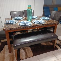 Marble Dinning Room Table 