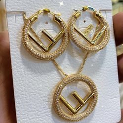 Jewellery Set Plated Gold Plated 21 K