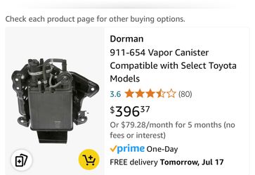 Dorman 911-654 Vapor Canister Compatible With Select Toyota Models