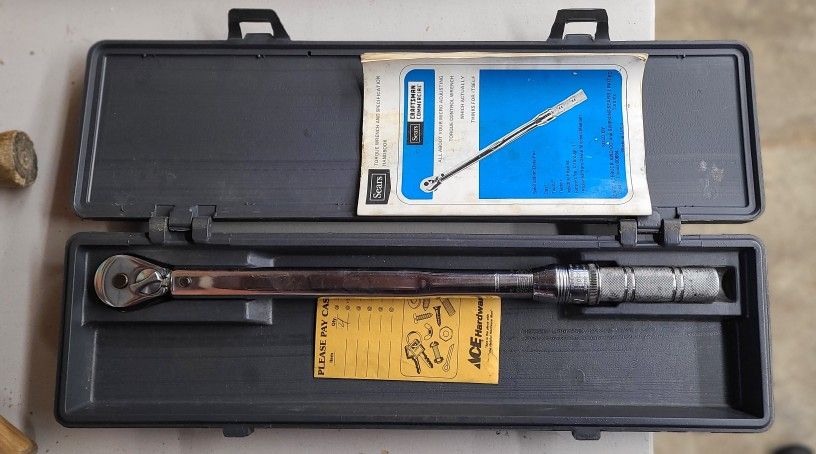 Craftsman Torque Wrench 