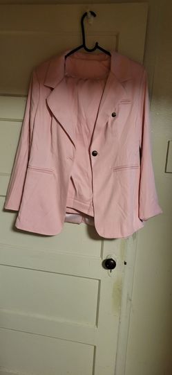 Pink two Piece Blazer and Pants Set XL