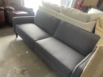Fabric sofa futon