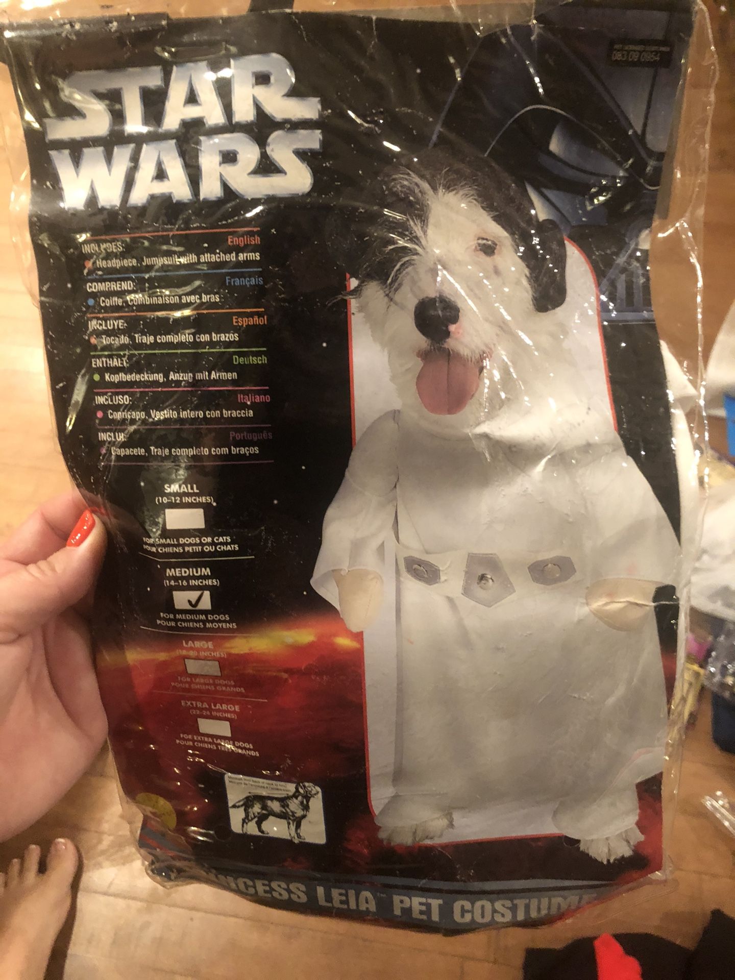 Princess Leia Dog Costume