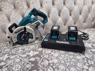 Makita 36V Cordless Circular Saw with Dual Charger and Batteries