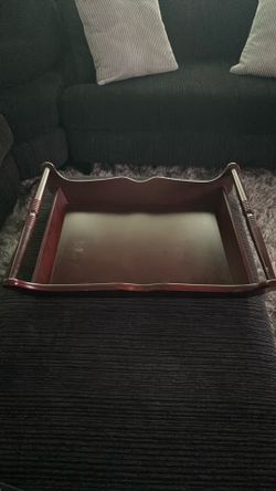 Food tray made from real wood