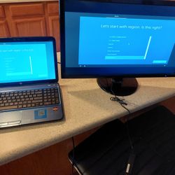 HP Laptop / Planer Monitor 