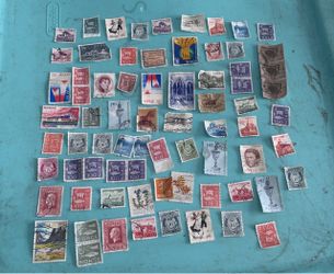 Vintage Norwegian Postage Stamps Collection