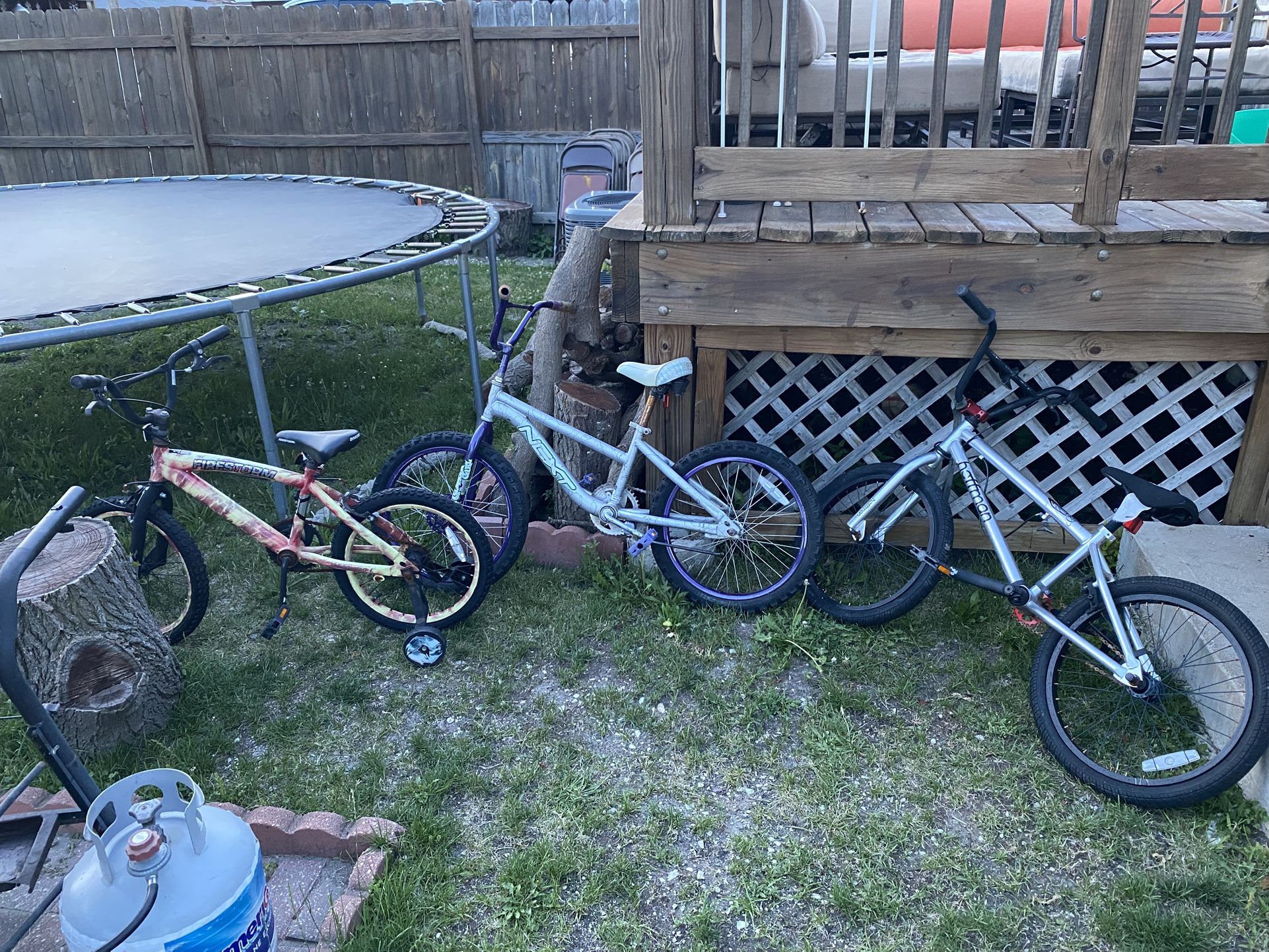 3 Bikes $20 Each