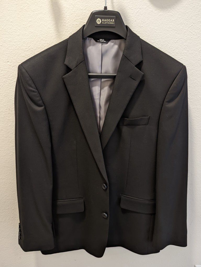 Haggar Men's Suit Coat - Black
