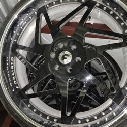 28" Forgiato Staggered Rims 