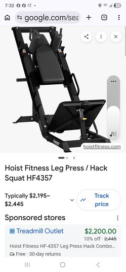 Hoist HF-4357 Hack Squat/Leg Press