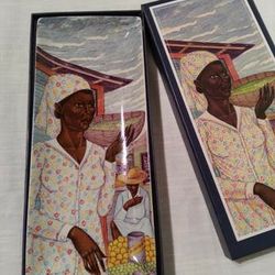 Virgilio Mendez Arte de Café Rectangular Platter

