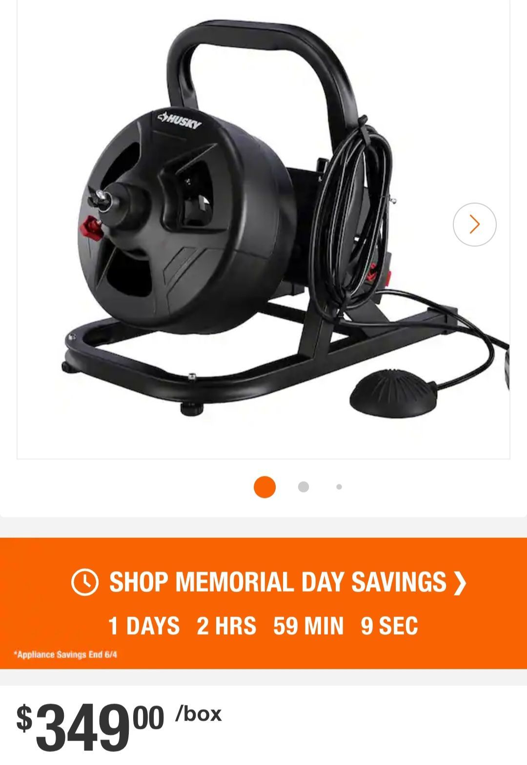 5/16 in. x 50 ft. Cable Drum Auger
Questions