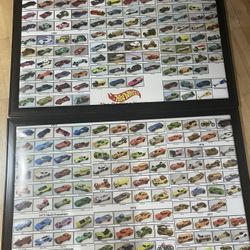 Framed HOT WHEELS POSTERS 