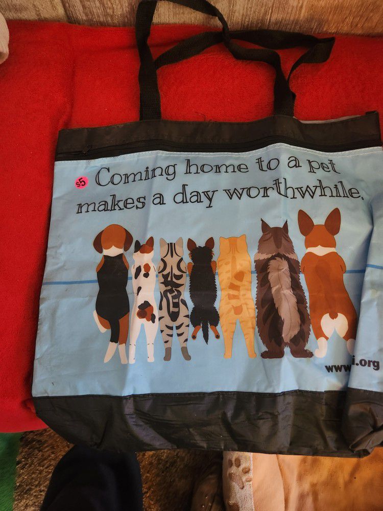 Shopping Bag With Dogs