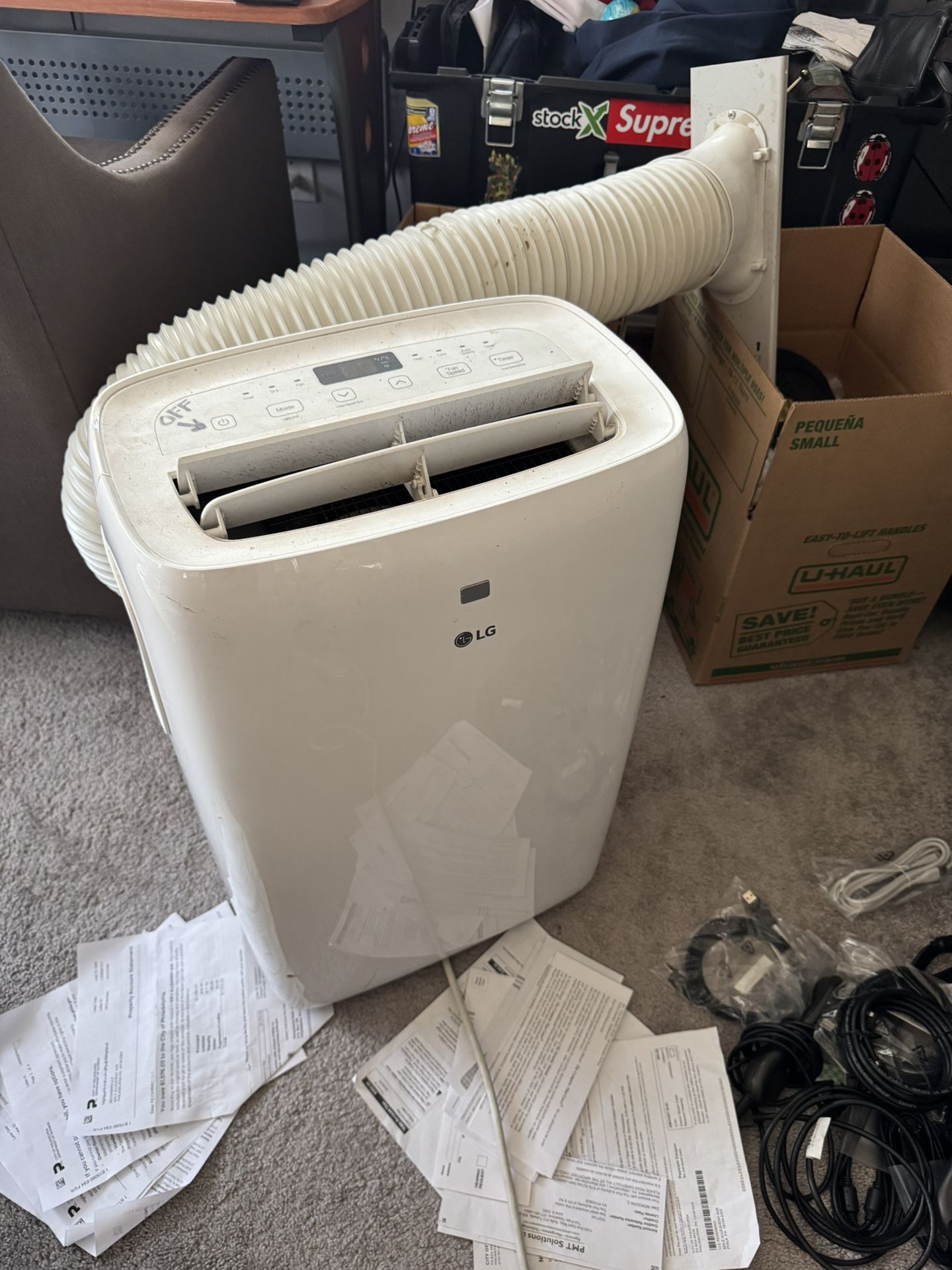 LG portable AC air conditioner unit