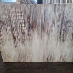 Brown Gray Abstract Art