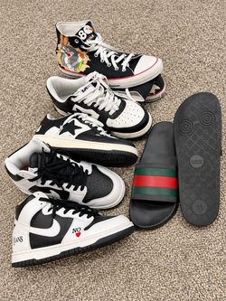 Authentic Shoe Bundle – Supreme, BAPE, Converse & Gucci – $225