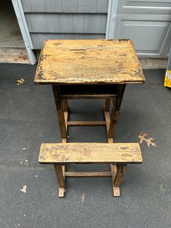 Antique Children’s School Desk