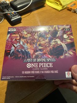 One Piece Booster Box | A Fist of Divine Speed (SEALED)