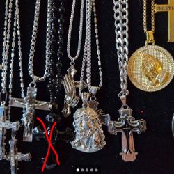 New Stainless Steel Religious Necklaces