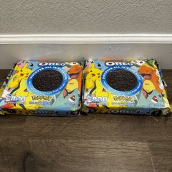 (2) NEW Nabisco Oreo Pokemon Chocolate Sandwich Cookies 2 Packs SEALED