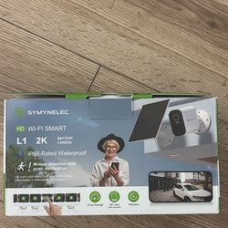 Wireless 2K Solar Security Camera (WiFi, Waterproof, Motion Detection) 