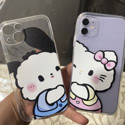 hello kitty couple iphone case