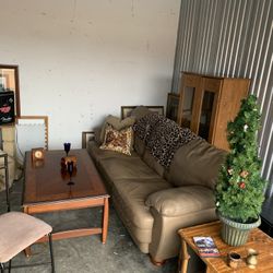 Living Room Set $85 For All. 🎈🎈🎈couch, Sofa, Furniture, Table, Coffee Table Cabinet, Organizer, House Furniture And Decoration, Good Deals, Wood, 