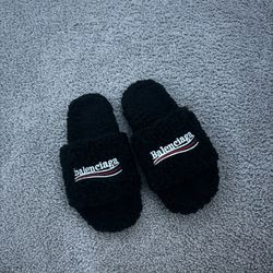 Balenciaga Fur Slide 