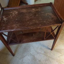 Side Table With Drawer
